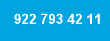922 793 42 11 922 793 42 11
